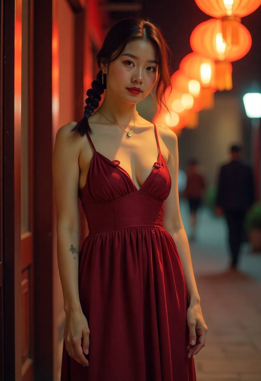 长街有风中的老街书店场景